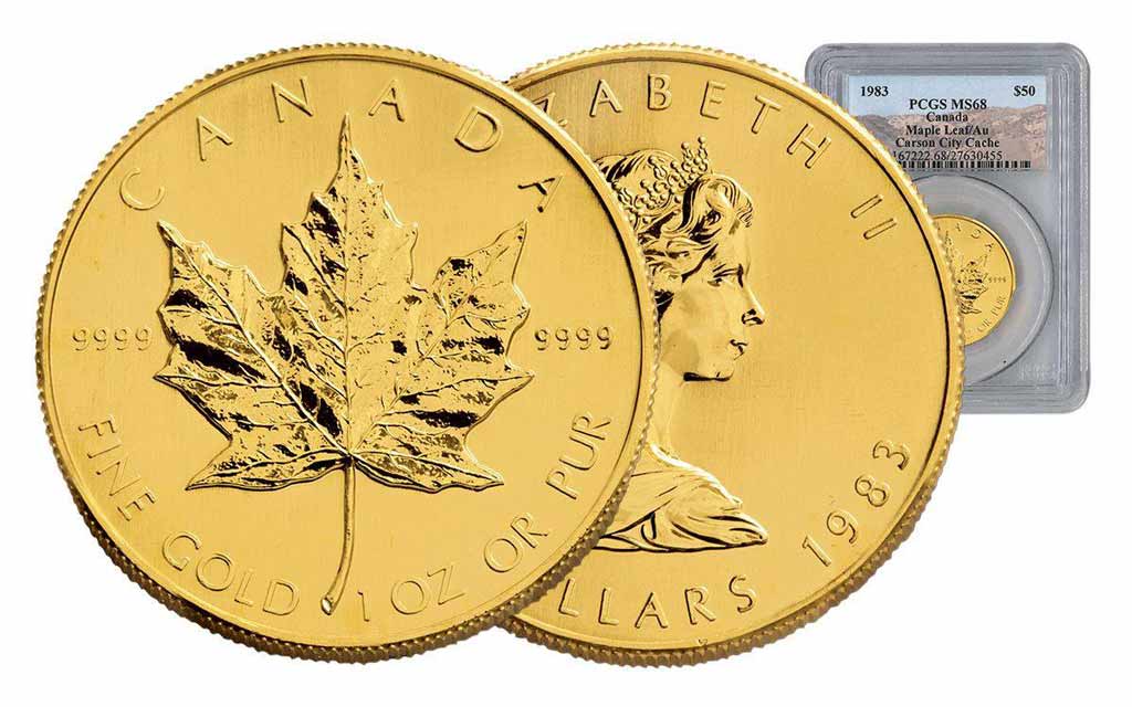 سکه برگ چنار طلایی کانادا سرمایه‌گذاری طلا